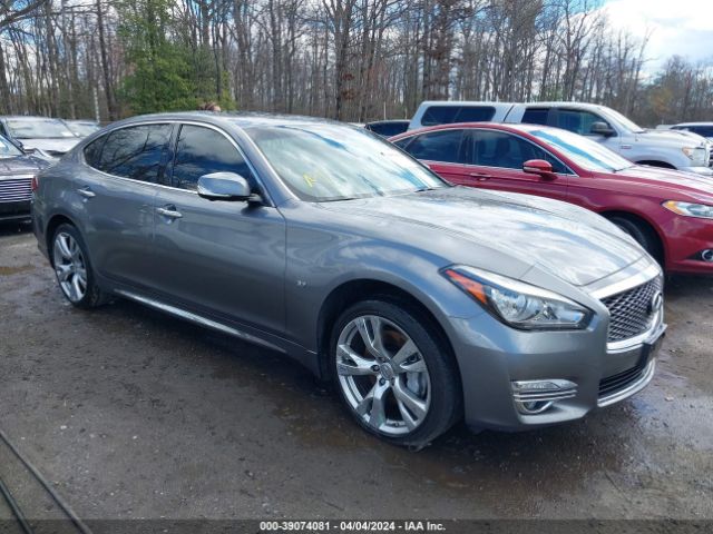 Auction sale of the 2015 Infiniti Q70l 3.7x, vin: JN1BY1PR9FM830783, lot number: 39074081