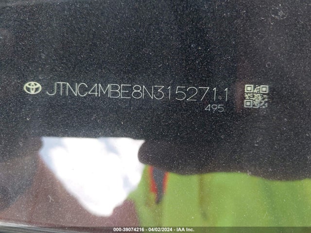 Toyota Corolla Xse 2022 JTNC4MBE8N3152711 Image 9