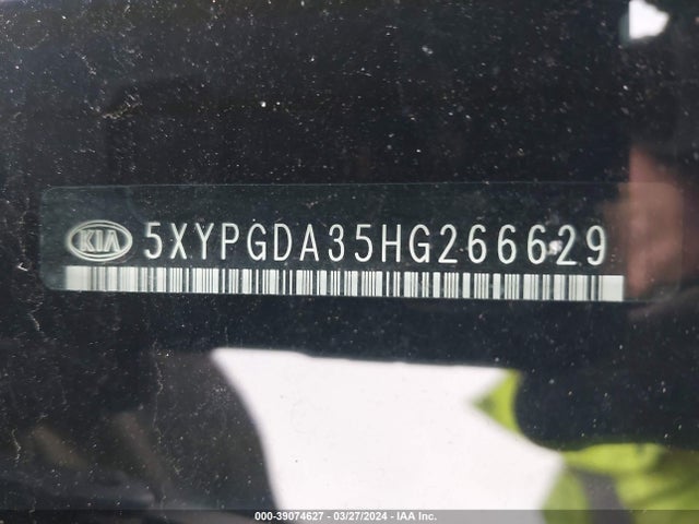 KIA Sorento 2.4l Lx 2017 5XYPGDA35HG266629 Image 9