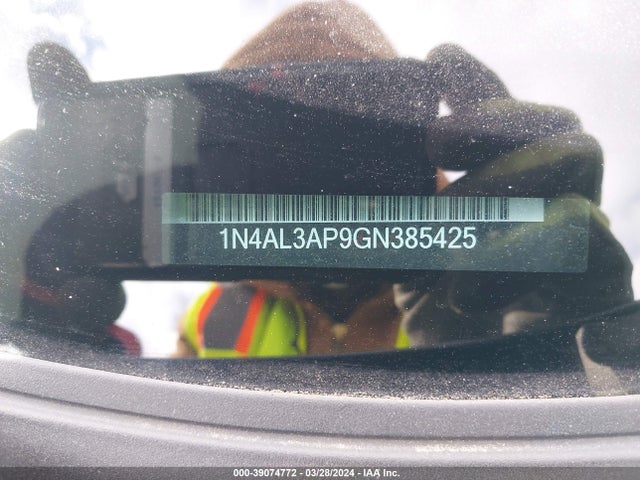 Nissan Altima 2.5 S 2016 1N4AL3AP9GN385425 Image 9