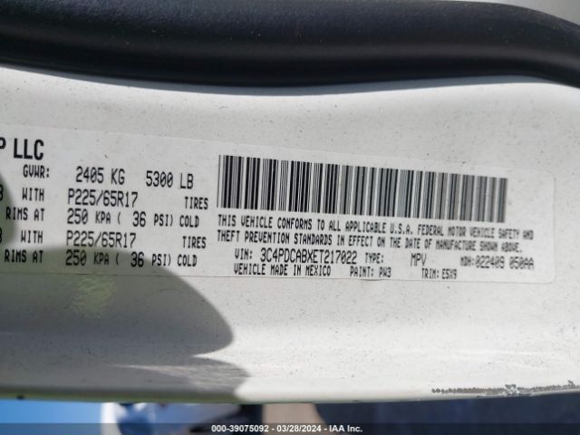 3C4PDCABXET217022 Dodge Journey American Value Pkg