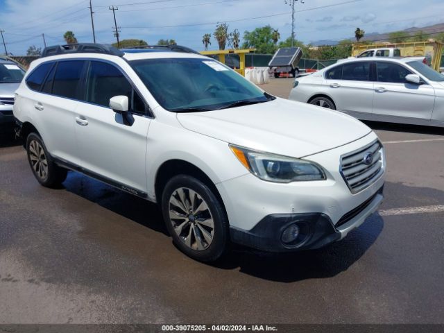 Auction sale of the 2016 Subaru Outback 3.6r Limited, vin: 4S4BSENC2G3299482, lot number: 39075205