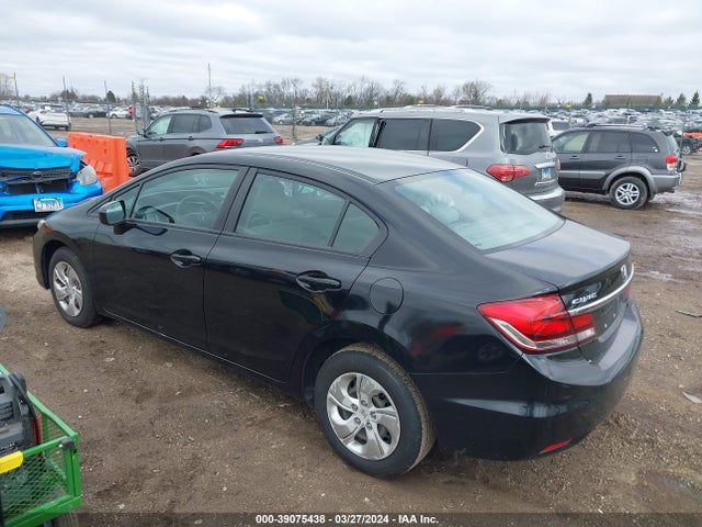 Honda Civic Lx 2014 2HGFB2F55EH540161 Image 3