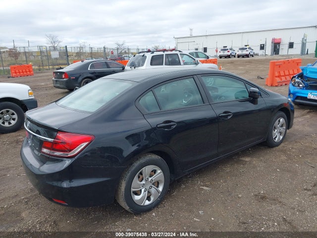 Honda Civic Lx 2014 2HGFB2F55EH540161 Image 4