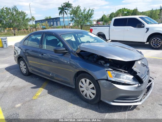 Auction sale of the 2016 Volkswagen Jetta 1.4t S, vin: 3VW267AJXGM290047, lot number: 39075538