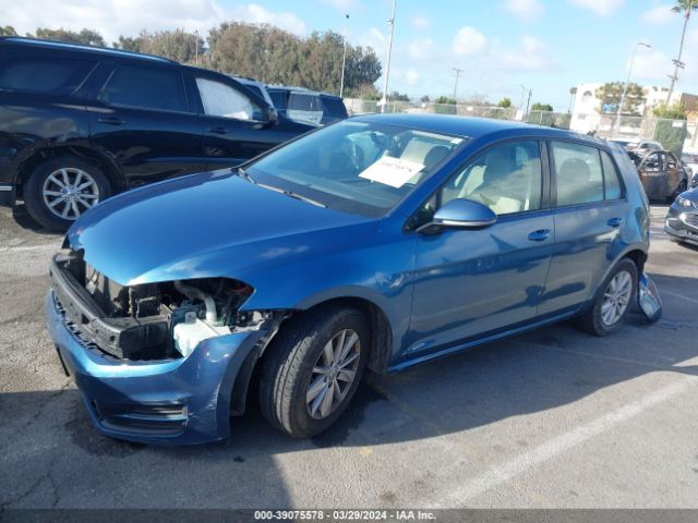 3VW217AU7HM032613 Volkswagen Golf Tsi S 4-door/tsi Se 4-door/tsi Sel 4-door/tsi Wolfsburg Edition 4-door