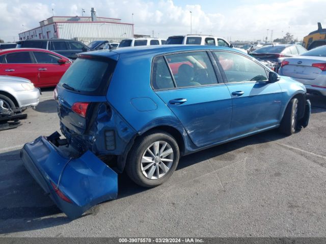 3VW217AU7HM032613 Volkswagen Golf Tsi S 4-door/tsi Se 4-door/tsi Sel 4-door/tsi Wolfsburg Edition 4-door