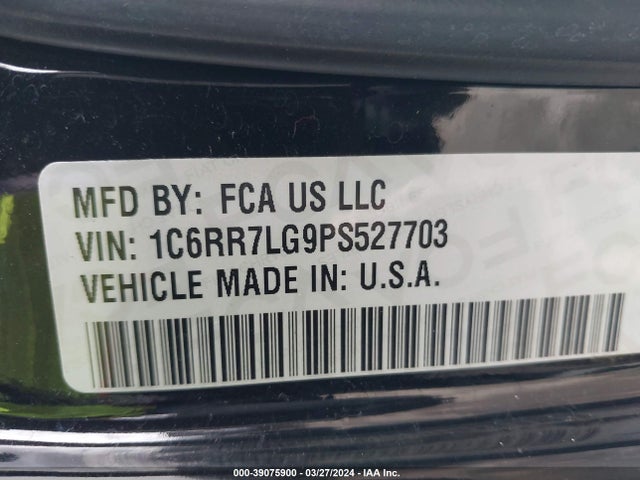 RAM 1500 Classic Warlock  4x4 5'7 Box 2023 1C6RR7LG9PS527703 Image 9