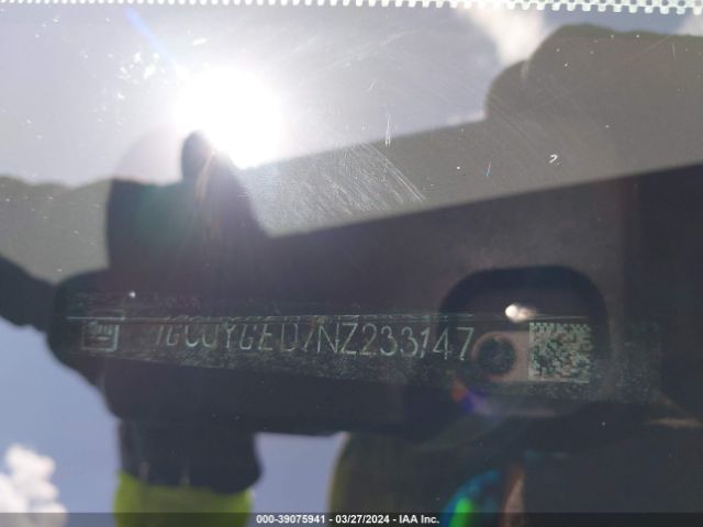 1GCUYGED7NZ233147 Chevrolet Silverado 1500 Ltd 4wd  Short Bed Ltz