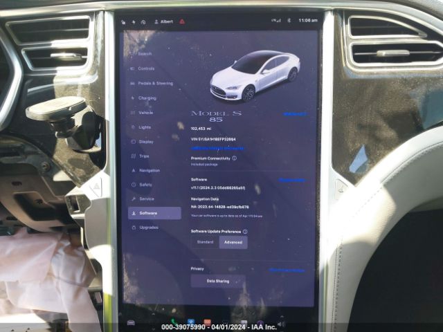 5YJSA1H18EFP32894 Tesla Model S P85