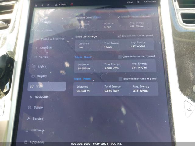 5YJSA1H18EFP32894 Tesla Model S P85