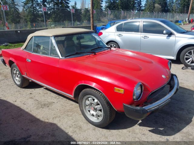 1982 FIAT 124 ZFAAS00B5C5002938