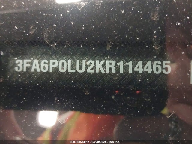 Ford Fusion Hybrid Se 2019 3FA6P0LU2KR114465 Image 9