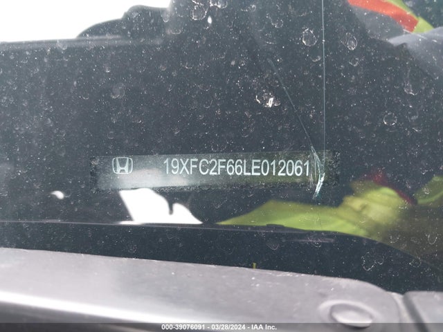 Honda Civic Lx 2020 19XFC2F66LE012061 Image 9