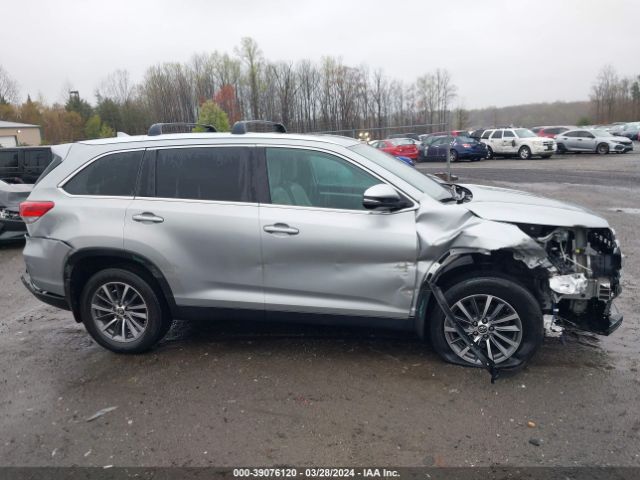 5TDJZRFH2KS725403 Toyota Highlander Xle
