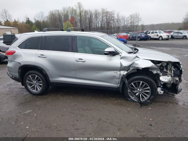5TDJZRFH2KS725403 Toyota Highlander Xle