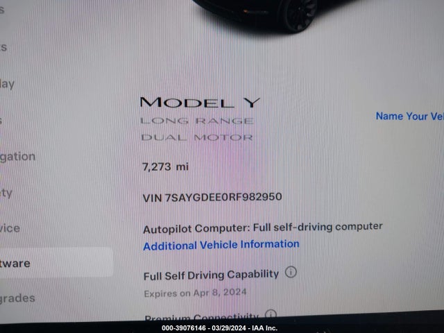7SAYGDEE0RF982950 Tesla Model Y Long Range Dual Motor All-wheel Drive