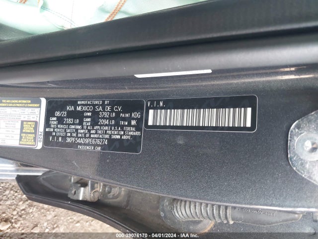 KIA Forte Gt-line 2023 3KPF54AD9PE676274 Image 9