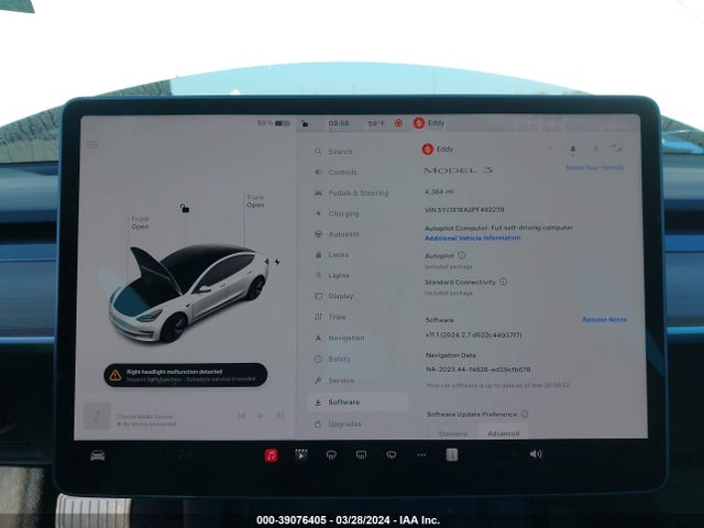 Tesla Model 3 Rear-wheel Drive 2023 5YJ3E1EA2PF492239 Image 18