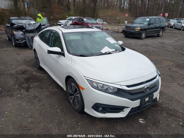 Honda Civic Ex-l 2018 19XFC1F77JE200801 Image 1