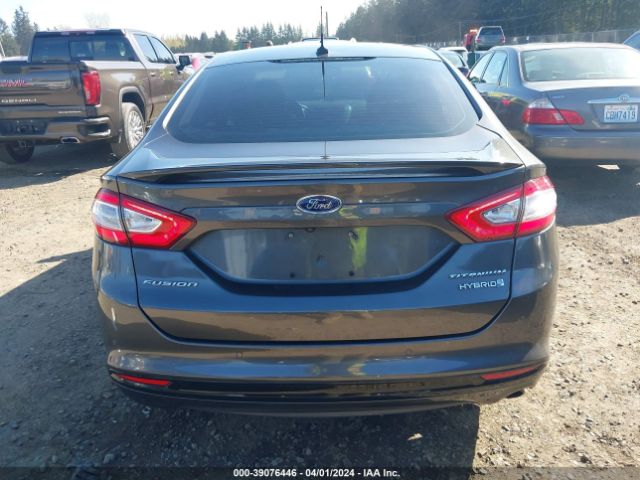 3FA6P0RU4FR258287 Ford Fusion Hybrid Titanium