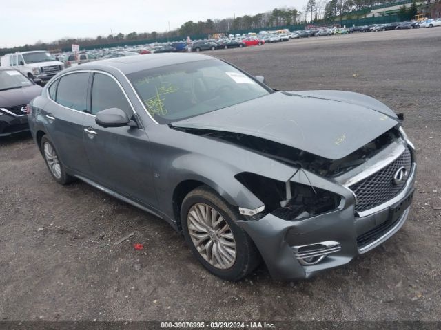 Продажа на аукционе авто 2016 Infiniti Q70l 3.7x, vin: JN1BY1PR3GM720412, номер лота: 39076995