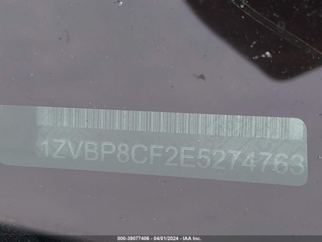1ZVBP8CF2E5274763 Ford Mustang Gt Premium