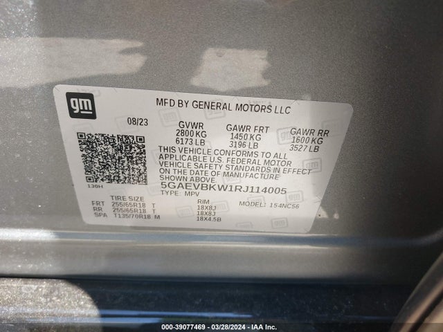 Buick Enclave Premium Awd 2024 5GAEVBKW1RJ114005 Image 9