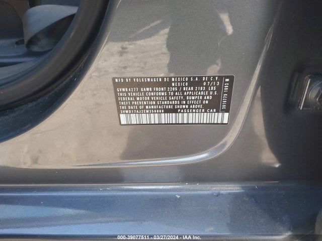 3VWD17AJ2EM356868 Volkswagen Jetta 1.8t Se