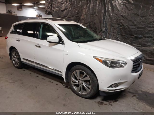 2014 Infiniti Qx60 მანქანა იყიდება აუქციონზე, vin: 5N1AL0MM8EC544997, აუქციონის ნომერი: 39077535