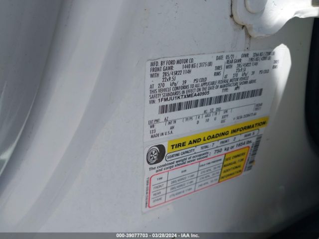 1FMJU1KTXMEA40905 Ford Expedition Limited