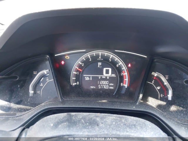 Honda Civic Lx 2018 19XFC2F51JE024395 Image 7