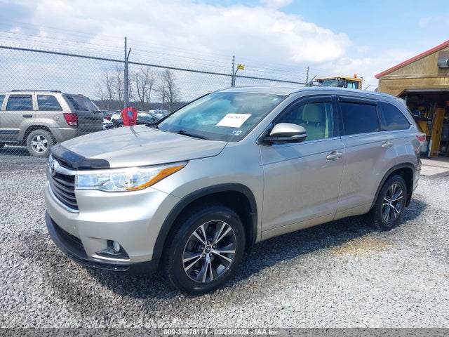 Toyota Highlander Xle V6 2016 5TDJKRFH4GS313558 Image 2