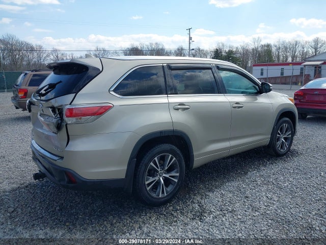 Toyota Highlander Xle V6 2016 5TDJKRFH4GS313558 Image 4