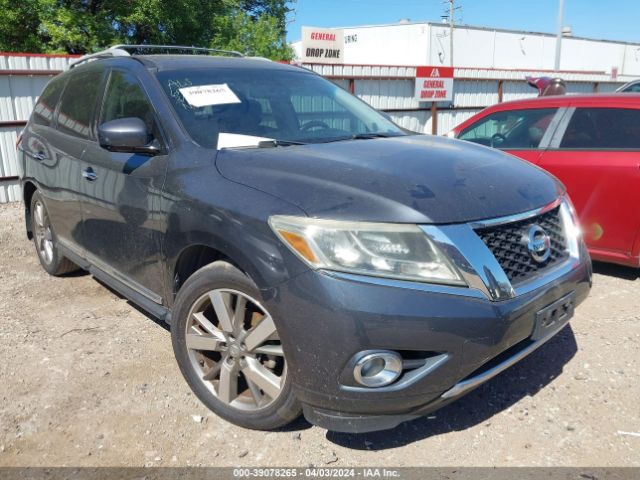 5N1AR2MN4EC697041 Nissan Pathfinder Platinum