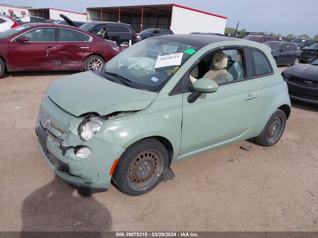 2013 FIAT 500 3C3CFFAR9DT520688 Photo 1