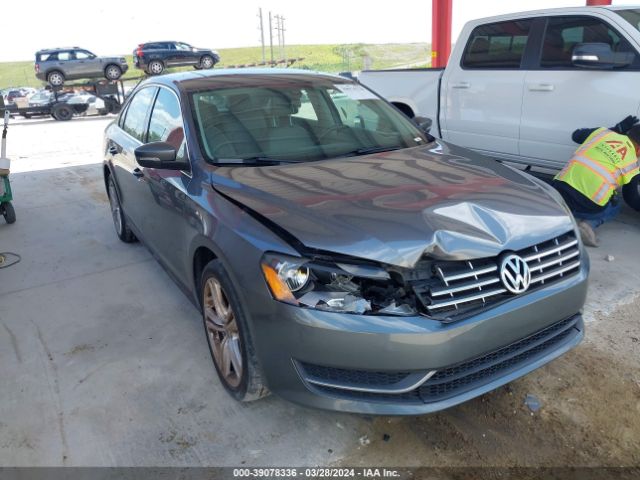 39078336 :رقم المزاد ، 1VWBN7A36EC077583 vin ، 2014 Volkswagen Passat 2.0l Tdi Se مزاد بيع