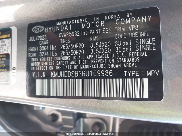 Genesis Gv80 2.5t Awd 2024 KMUHBDSB3RU169936 Image 9