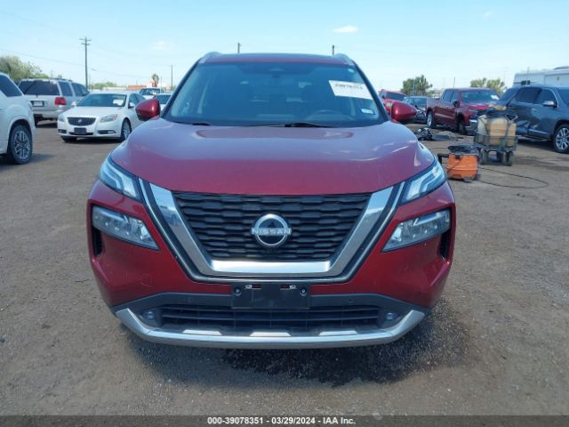 JN8BT3DC9NW121060 Nissan Rogue Platinum Fwd