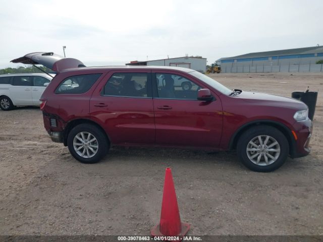 1C4RDHAG9MC641223 Dodge Durango Sxt Rwd