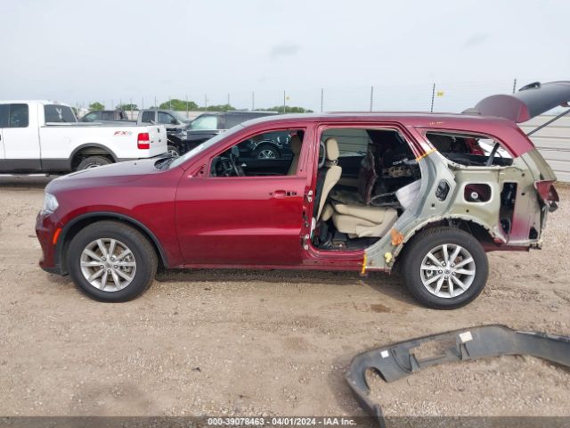 1C4RDHAG9MC641223 Dodge Durango Sxt Rwd