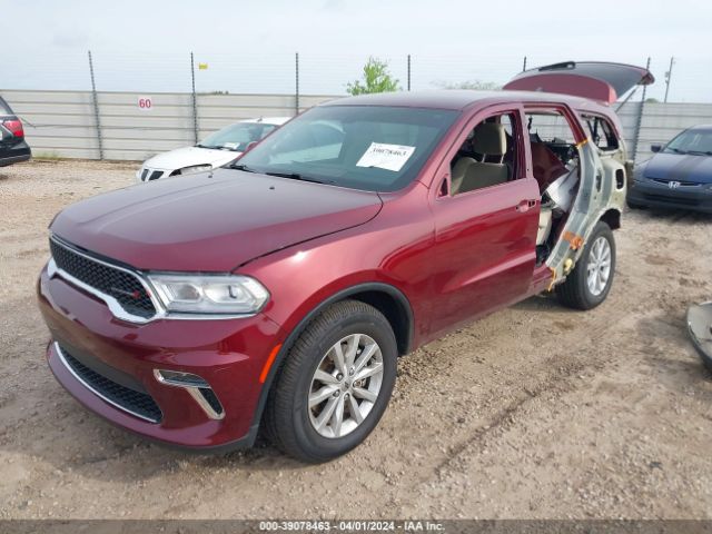 1C4RDHAG9MC641223 Dodge Durango Sxt Rwd