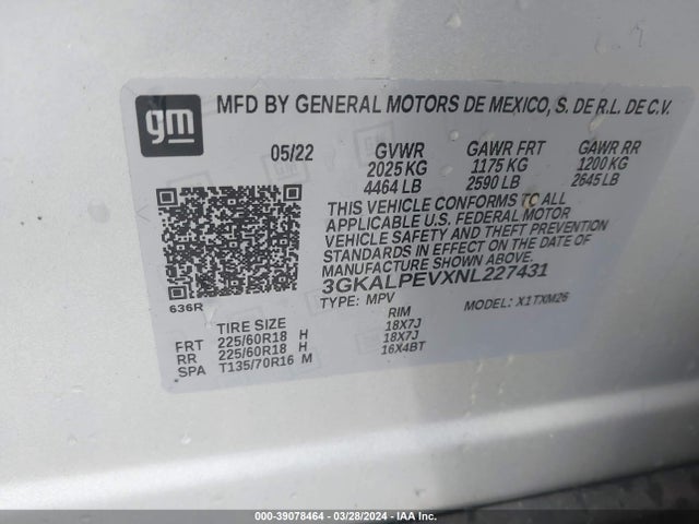 GMC Terrain Fwd Slt 2022 3GKALPEVXNL227431 Image 9