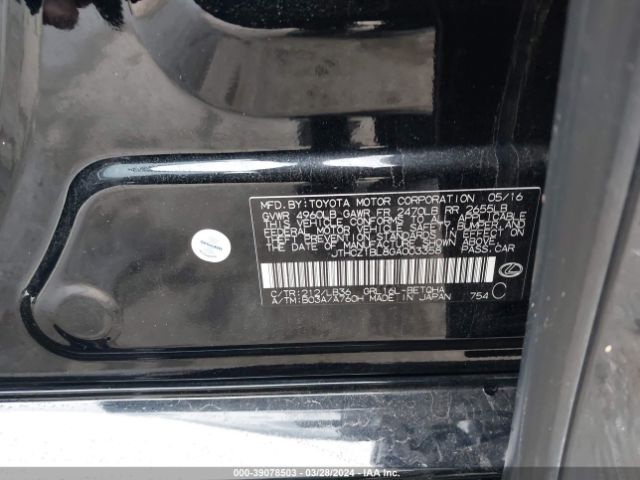 JTHCZ1BL8GA003358 Lexus GS 350