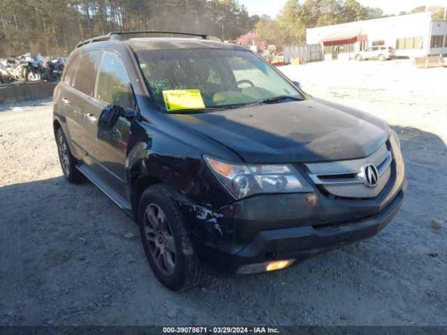 Auction sale of the 2008 Acura Mdx Technology Package, vin: 2HNYD28458H505530, lot number: 39078671