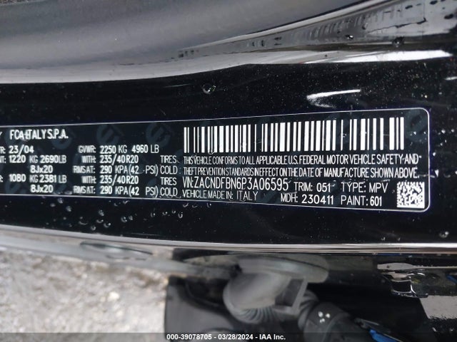 Dodge Hornet Gt Plus Awd 2023 ZACNDFBN6P3A06595 Image 9