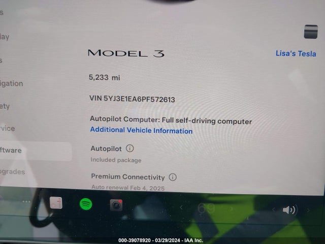 Tesla Model 3 Rear-wheel Drive 2023 5YJ3E1EA6PF572613 Image 16