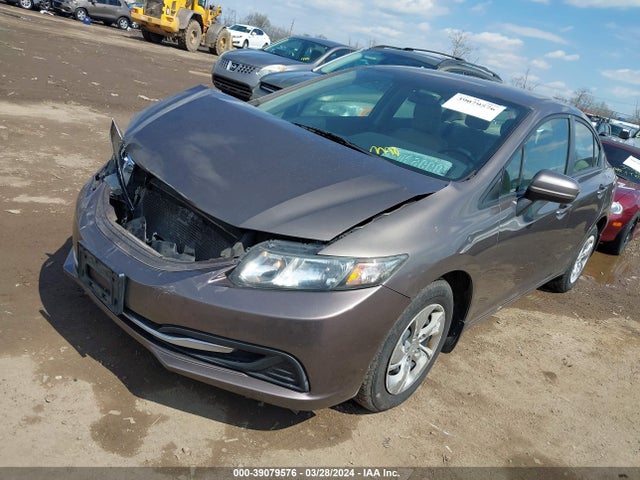 Honda Civic Lx 2015 2HGFB2F55FH510398 Image 2