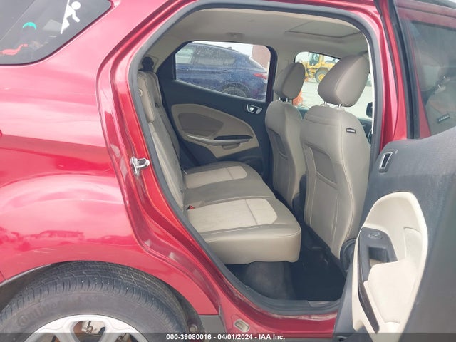 39080016 :رقم المزاد ، MAJ3S2GE4KC291601 vin ، 2019 Ford Ecosport Se مزاد بيع