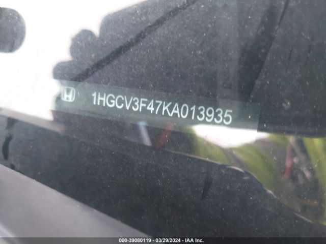 1HGCV3F47KA013935 Honda Accord Hybrid Ex